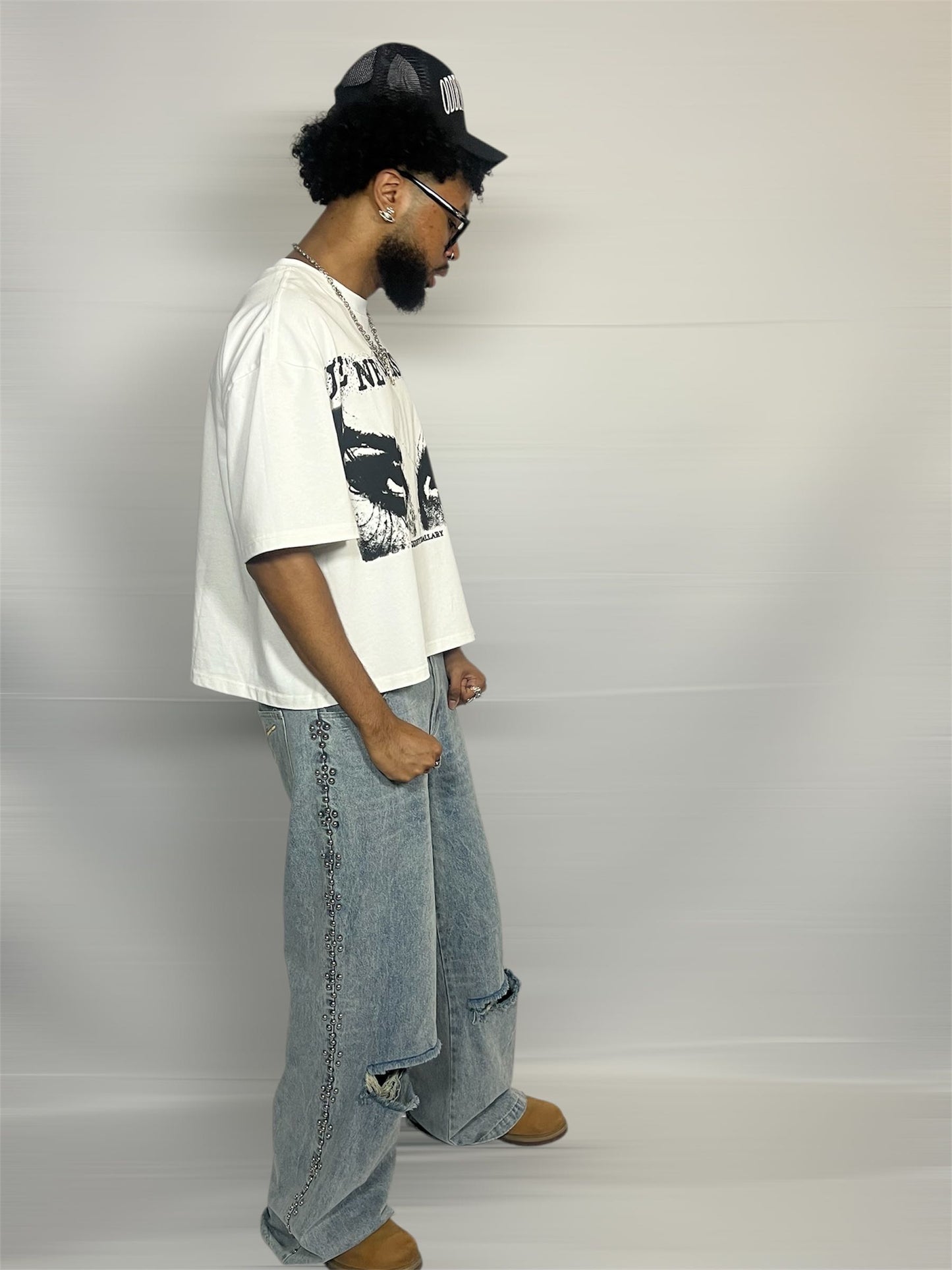 "Je Ne Sais Quoi" Stud Denim